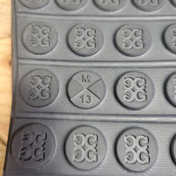 G Fore G/Slide Men's 13 Narrow Fit Black Sandals‎ Slides Comfort Casual Shoes - Picture 5 of 7